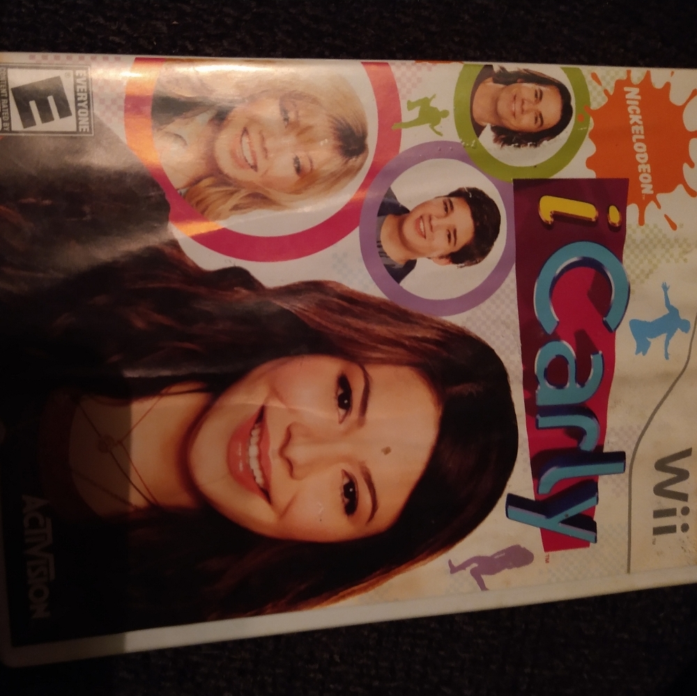 Nickelodeon iCarly Wii Game EUC